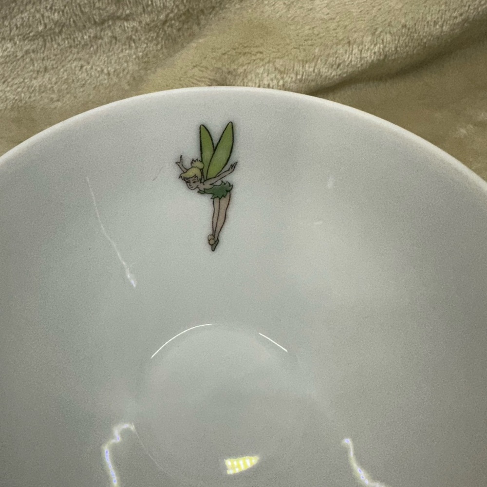 Vintage Disneyland Tea Cup & Saucer Featuring Tinkerbell and the Castle - Picture 4 of 10
